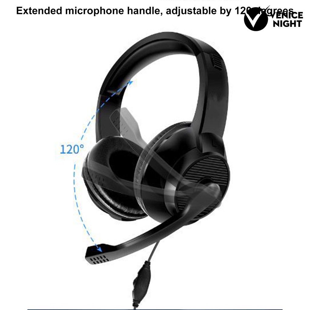 (VNEP) (Berkabel) GM-001 Universal 3.5mm Gaming Headphone Stereo Headset dengan Mikrofon