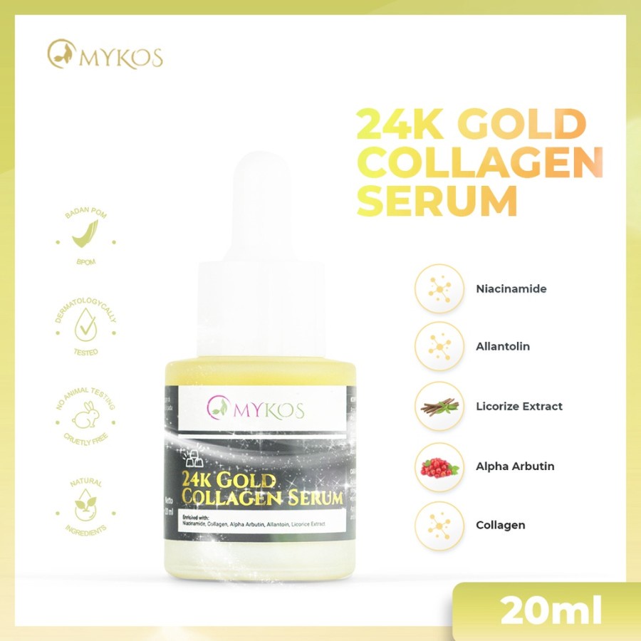 MYKOS 24K GOLD COLLAGEN SERUM 20ML