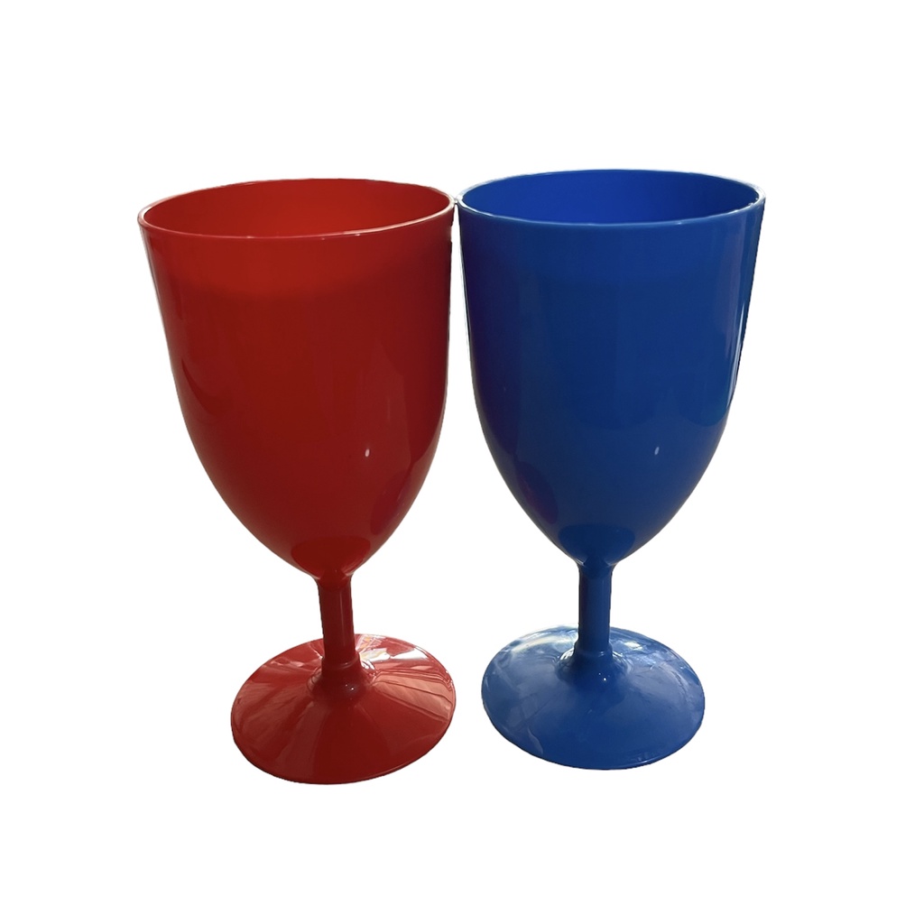 Gelas piala plastik Mikiwa/ cangkir wine plastik/ gelas tebal MPW