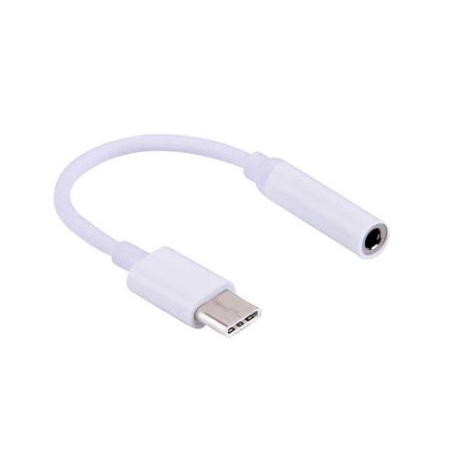 Kabel Type-c to aux 3.5mm female adapter NB for earphone headset headphone - Cable Usb-c to jack audio 3.5