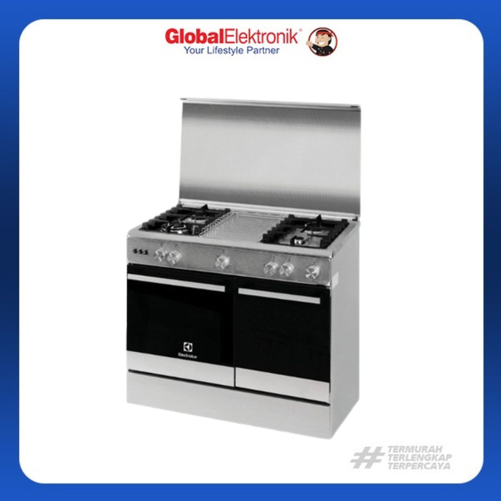 ELECTROLUX FREESTANDING DAN OVEN GAS 62 LITER EKM-9682X