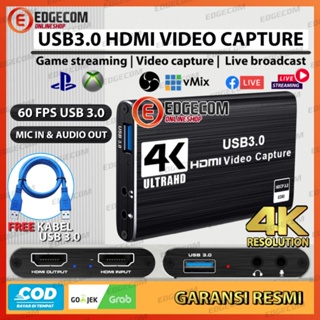 HDMI VIDEO CAPTURE USB 3.0 UHD 4K WITH AUDIO
