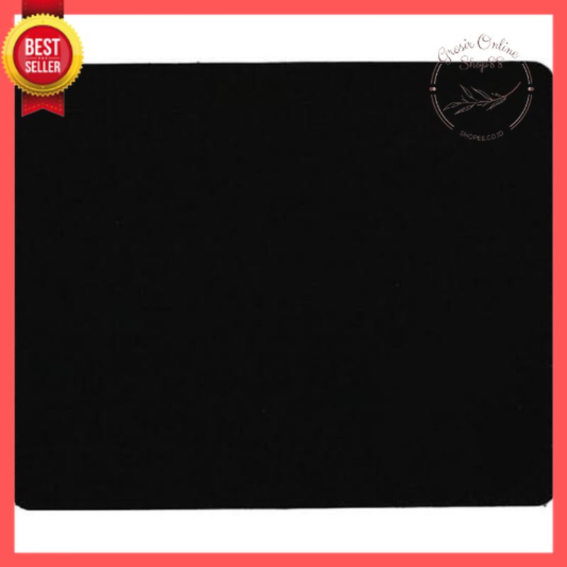 GOS - A114 - Tatakan alas flexible Mouse Pad /  Alas Mouse HITAM POLOS