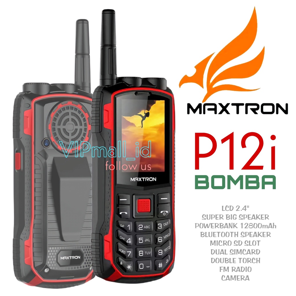 HP MAXTRON P12i BOMBA - HP OUTDOOR - HP MAXTRON - HP GUNUNG - HP MAXTRON P12 BOMBA