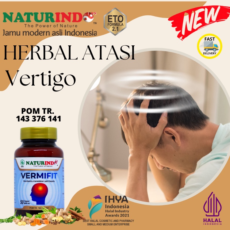 Naturindo Vermifit Obat Sakit Kepala Vertigo Pusing Berputar Vermifit Naturindo