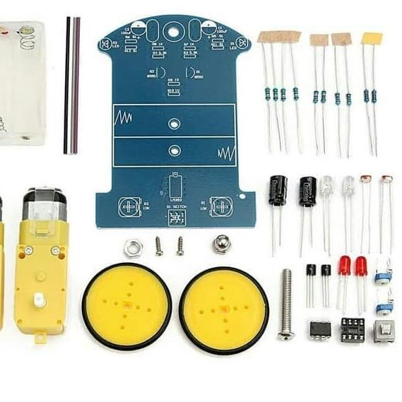 Kit DIY Robot Line / robot line follower line tracer Analog