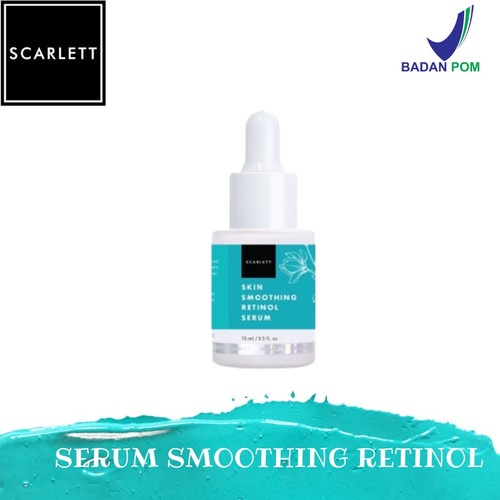 [ORI] Scarlett Whitening Skin Smoothing Retinol Serum Pencerah Wajah