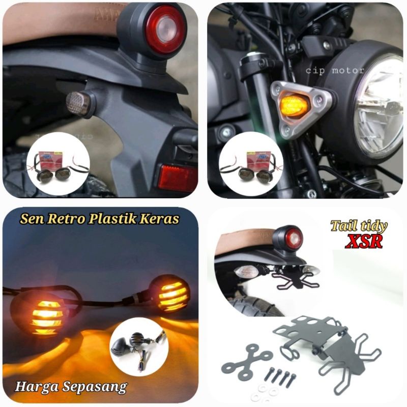 Lampu Sen Yamaha XSR 155 Retro led depan belakang Tail Tidy XSR