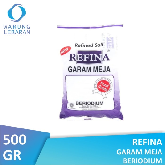 

Refina Garam Meja Beriodium 500gr