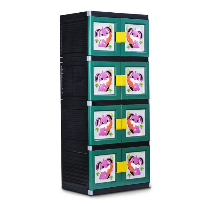 

Lemari Plastik 4 Susun Miami 4 Laci stock ready