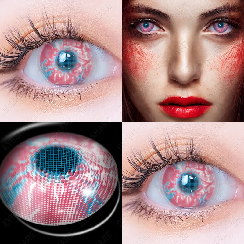 [✅COD] Softlens Mata Normal Softlens Cosplay Karakter Warna Sepasang lensa kontak berwarna softlen big eyes AYY Halloween soflens