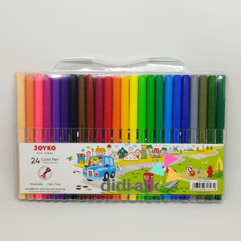 

Color Pen Joyko CLP-47A24 Pulpen Warna 24 Color