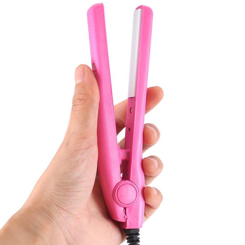 Catokan Rambut Mini Murah Portable 2 in 1  Rambut Curly / Catok Mini Keramik Lurus dan Keriting