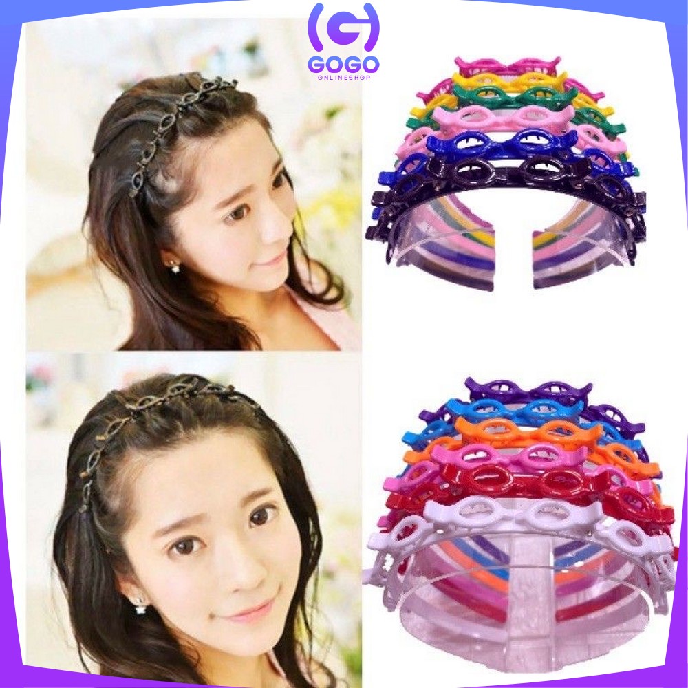 GOGO-C71 96 Headband Bando Korea Style Bandana Polos Bendo Kain Motif Impor / Bando Jepit Rambut