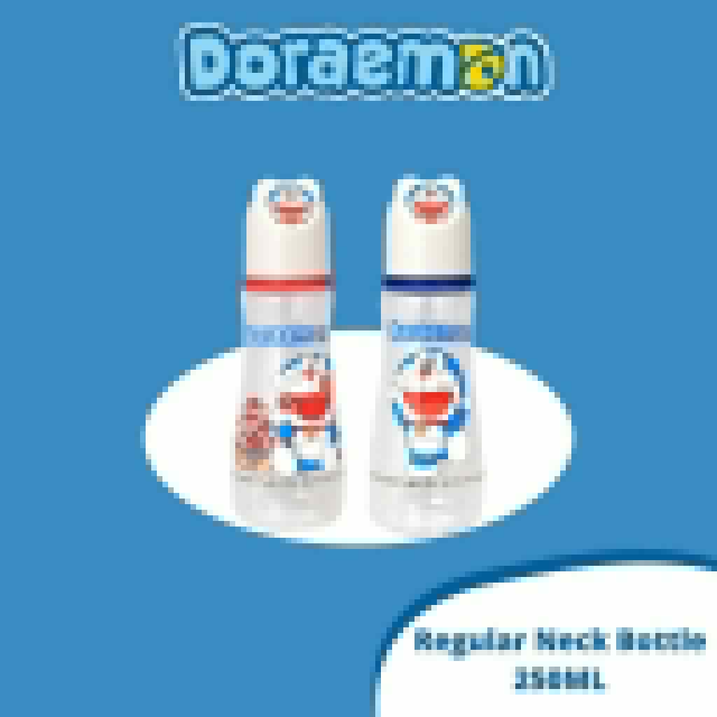 Lusty Bunny Doraemon Botol Susu Standard Reguler Neck Bottle (DOR  DB142 / 125ML - DOR DB182 / 250ML) Lusty Bunny Botol Susu