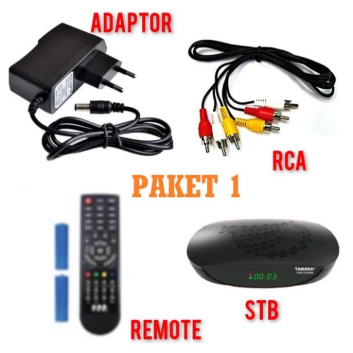 GROSIR SET TOP BOX TV DIGITAL TANAKA T2 NEW PRODUK BARU