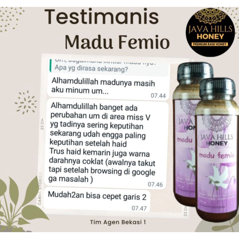 

madu femio herbal javahills honey