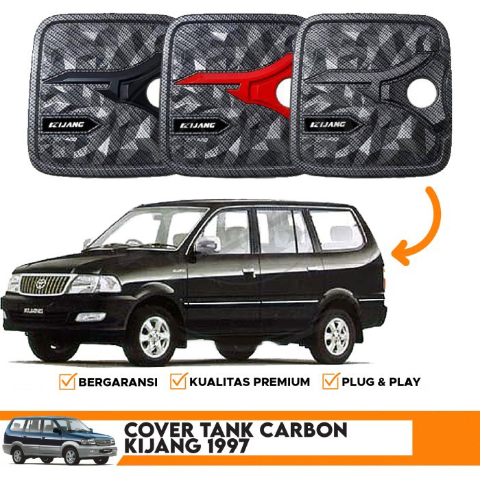 Tank Cover Mobil Sporty Kijang 1997 Carbon Cakep mewah