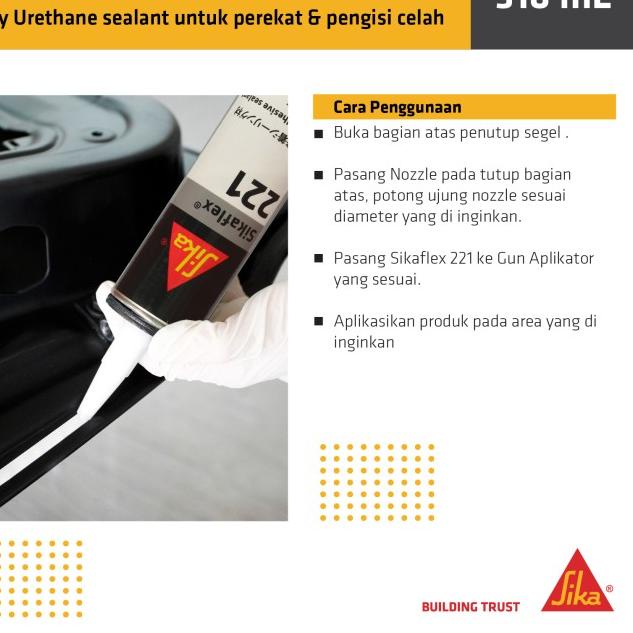 

Sika Sikaflex 221 Perekat Bodi Automotif Otomotif 310ml - Hitam