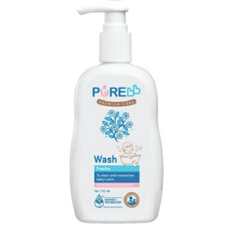 Pure Baby Wash 450 ml ( REFILL ) SABUN MANDI DAN SHAMPOO BAYI 2IN1 - BAYI ONLINE SHOP