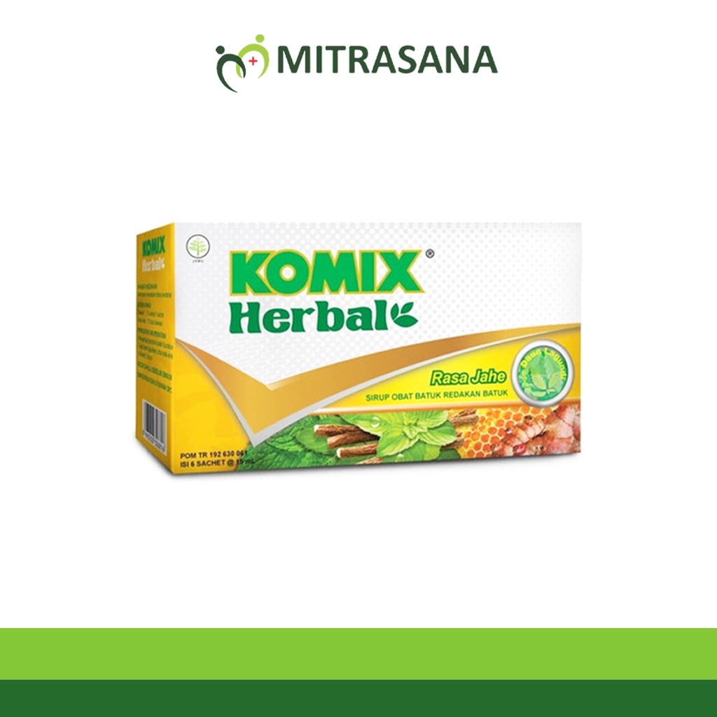 Komix Herbal Original 6 Sch - Obat Batuk