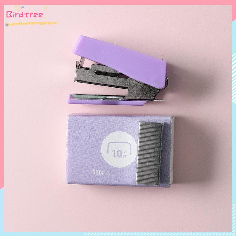 

[Readystock❤️COD]stapler staple cute set Stapler Mini Set Staples Perlengkapan Kantor Mengikat Logam Kreatif- BS