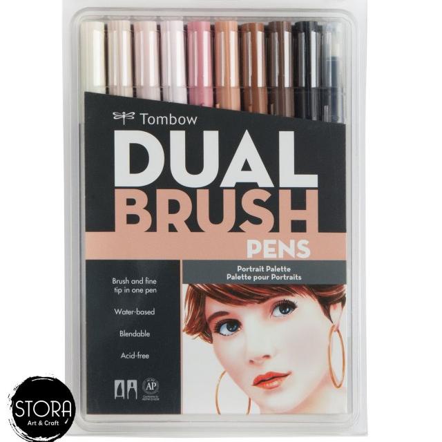 

Tombow Dual Brush Pen Set 10 - Potrait Palette