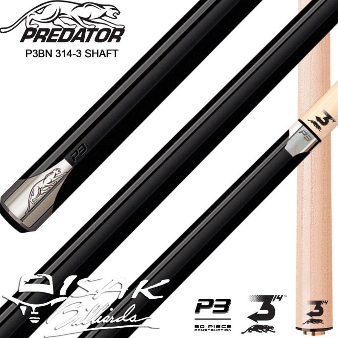 Predator P3BN - No Wrap - Billiard Cue Stick Stik Biliar Asli Uniloc