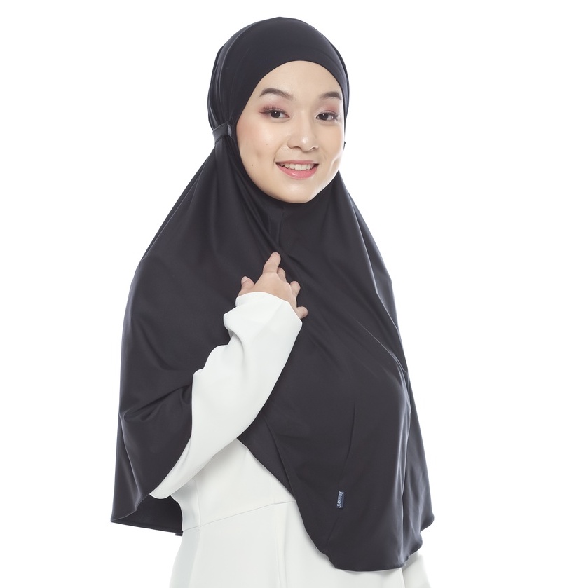 HIJAB BERGO NON PET/ HAMIDAH SIZE XL/BERGO INSTAN/JILBAB JERSY