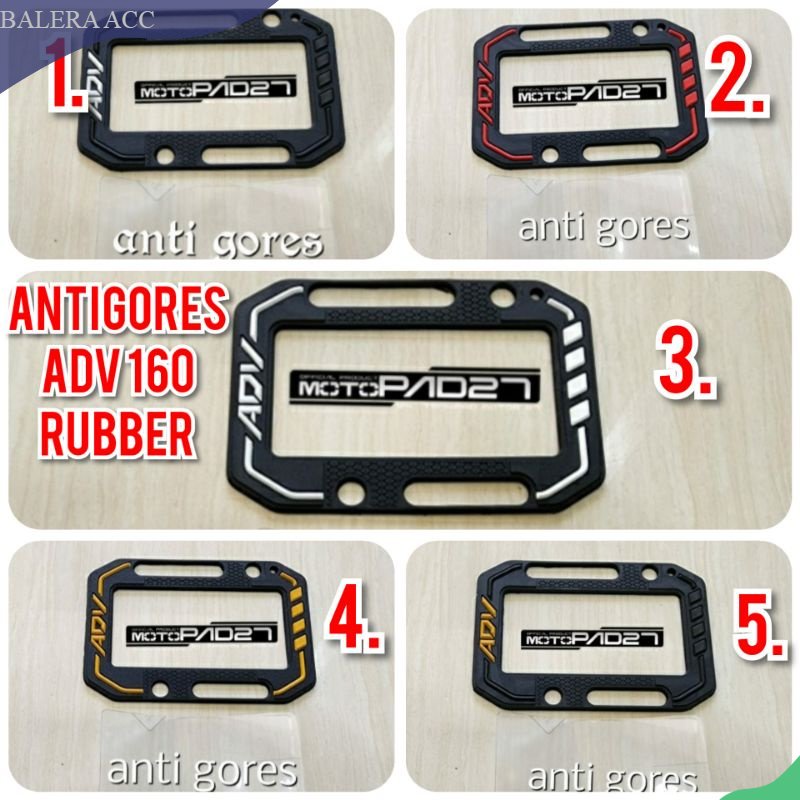 Stiker antigores spidometer ADV 160 bahan Rubber