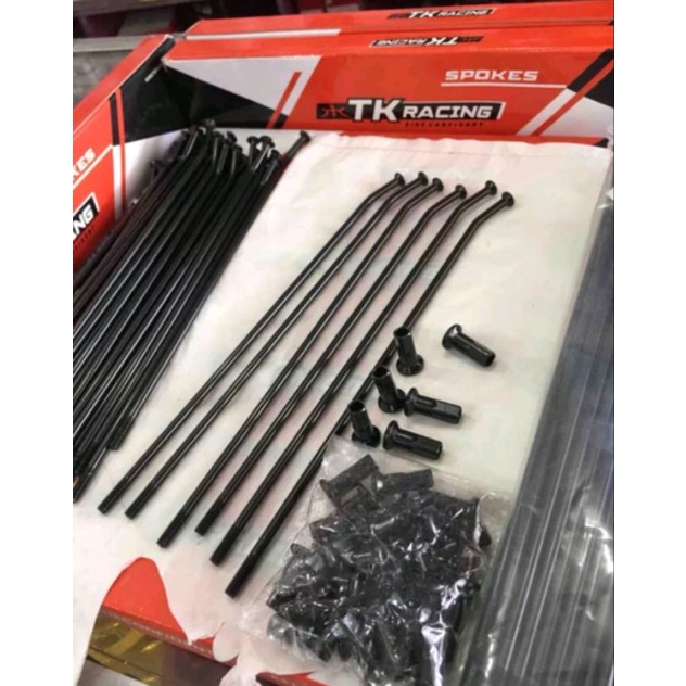 JARI JARI TK RACING 18 21 KLX 36 HOLE ORIGINAL TK RACING BLACK/CHROME