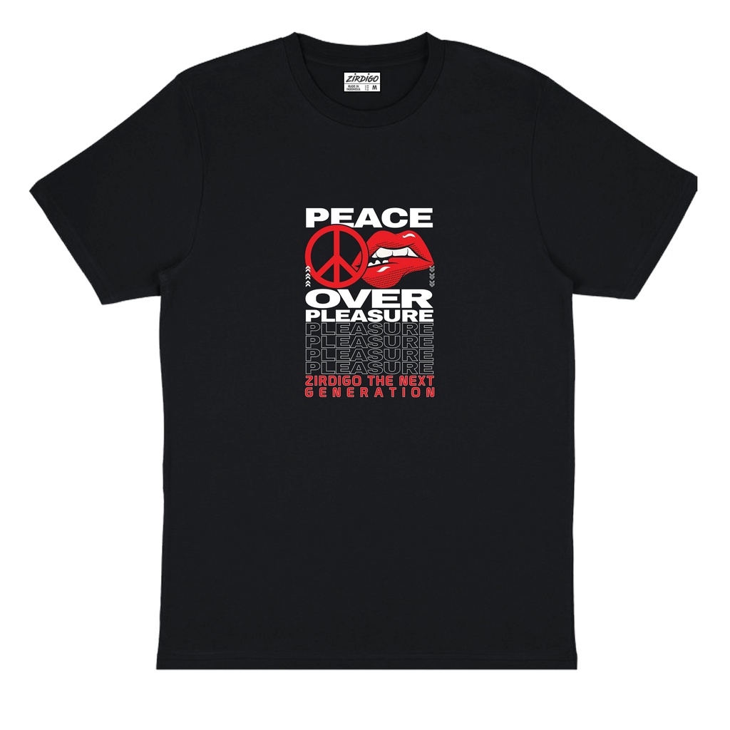 Zirdigo Baju Kaos Distro PeaceLengan Pendek