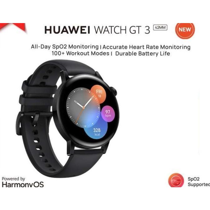 Huawei Watch Gt 3 42Mm Smartwatch Garansi Resmi