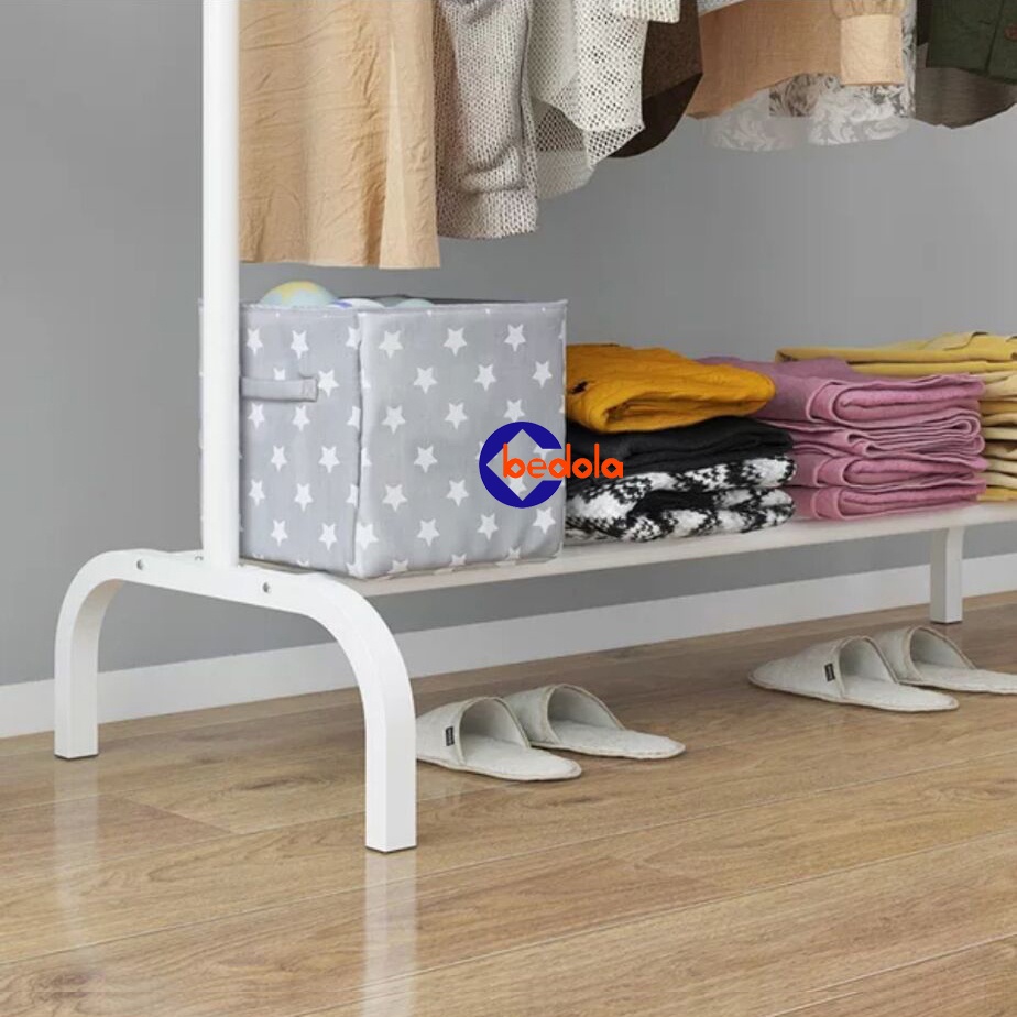 Bedola stand hanger single gantungan baju hanger topi tas ada cantolan