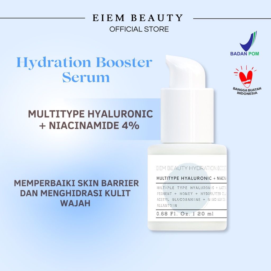 EIEM Beauty Hydration Booster Serum Multiple Hyaluronic + Niacinamide 4%