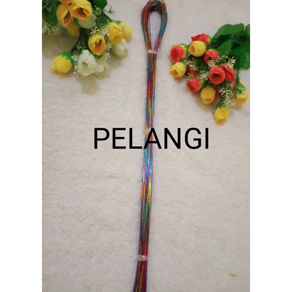 promo kawat kerajinan bahan bunga stoking -+ isi 25-26 biji