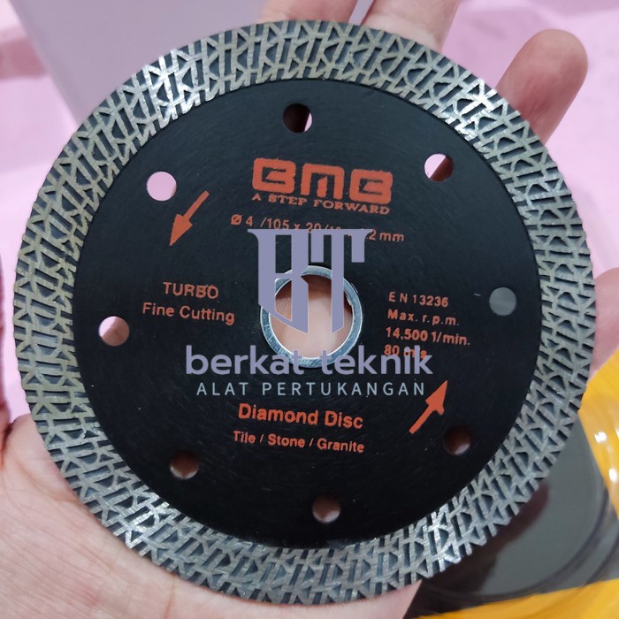 DIAMOND WHEEL TURBO 4" / MATA PISAU POTONG KERAMIK GRANIT - BMB