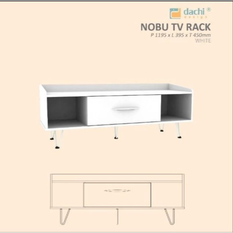 buffet tv laci rak tv minimalis meja tv NOBU TV RACK