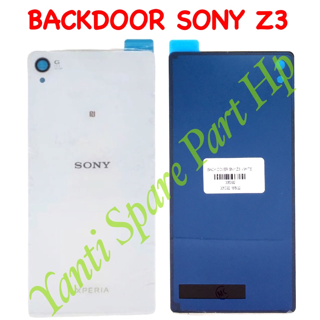 Backdoor Tutup Belakang Sony Z3 Original New