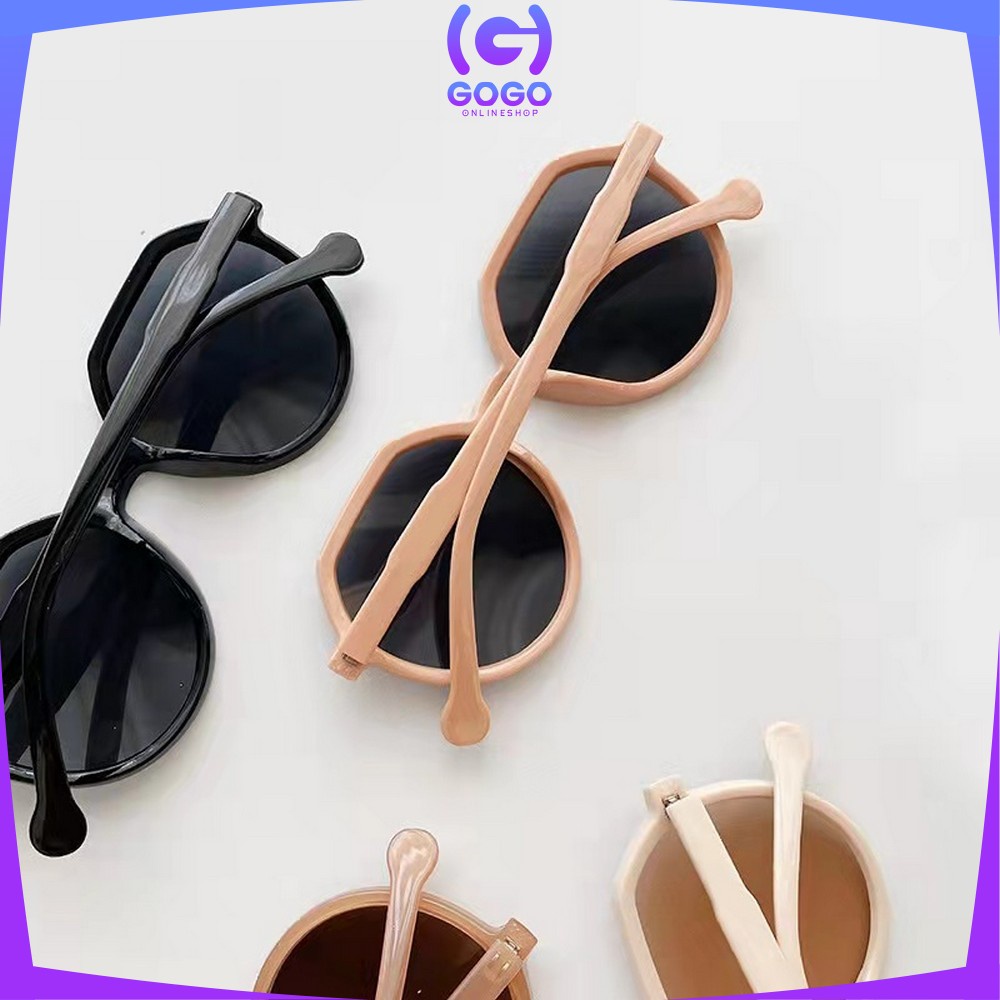 GOGO-C653 C661 Kacamata Hitam Wanita Pria Korean Style Fashion Sunglasses / Kaca Mata Aesthetic Retro Import Women