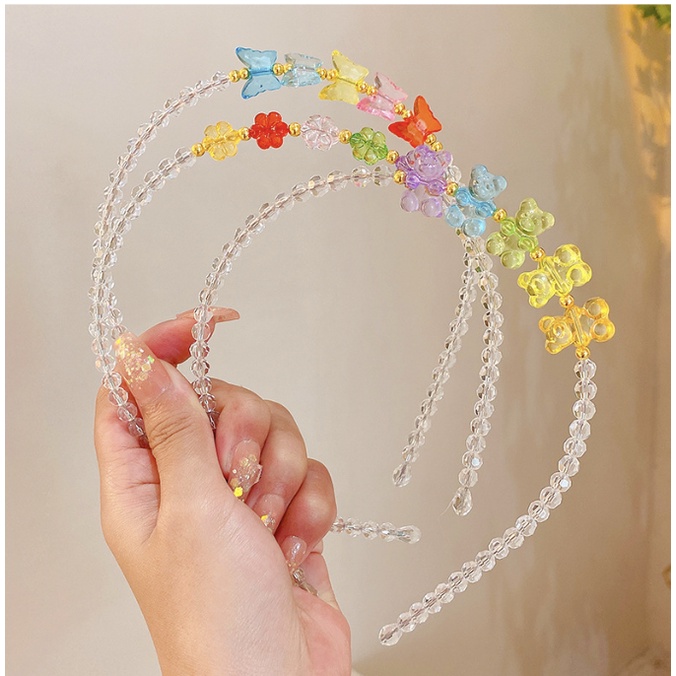 babyfit bando anak perempuan  T-BEADS hiasan rambut anak perempuan import zx-1108