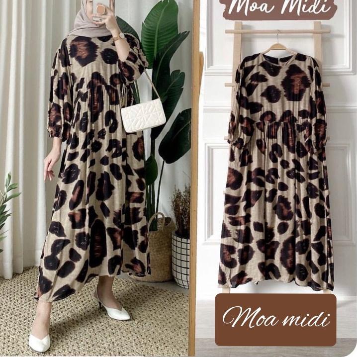 Recomended Midi dress/ midi dress rayon/ midi dress jumbo/ midi dress muslim / Dress muslimah / midi