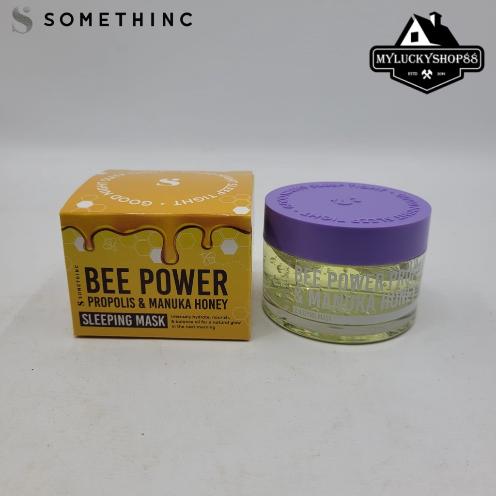 Somethinc Bee Power Propolis &amp; Manuka Honey Sleeping Mask Masker Wajah