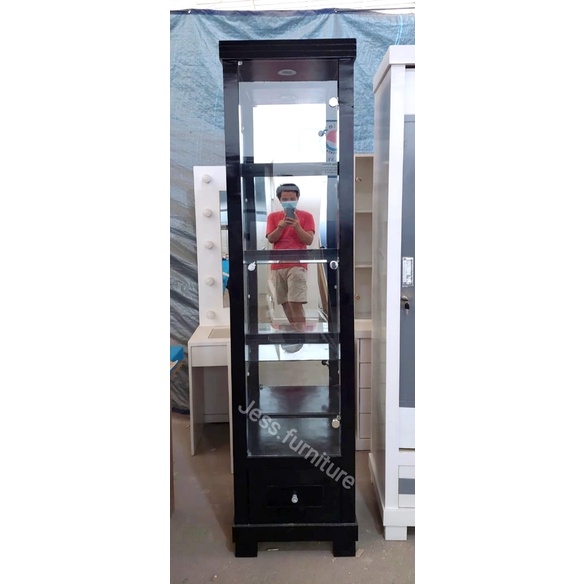 Lemari Hias 1Pintu , Lemari Pajangan Kaca 1Pintu / Lemari Hias 1 Pintu / Lemari Pajangan Minimalis K