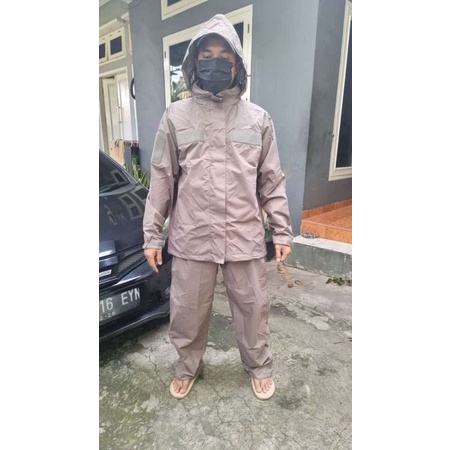 jas hujan raincoat BRIMOB jatah original