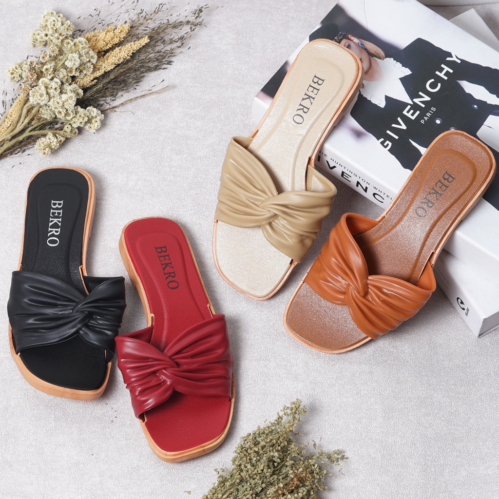 Sandal Slop Jelly Import Karina - Sandal Wanita