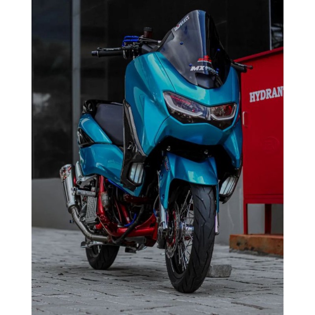 WINDSHIELD NMAX NEW 2020/2023 SPORTY TDR MINI. VISOR NMAX NEW  TDR MINI V2 TEBAL 4MILI