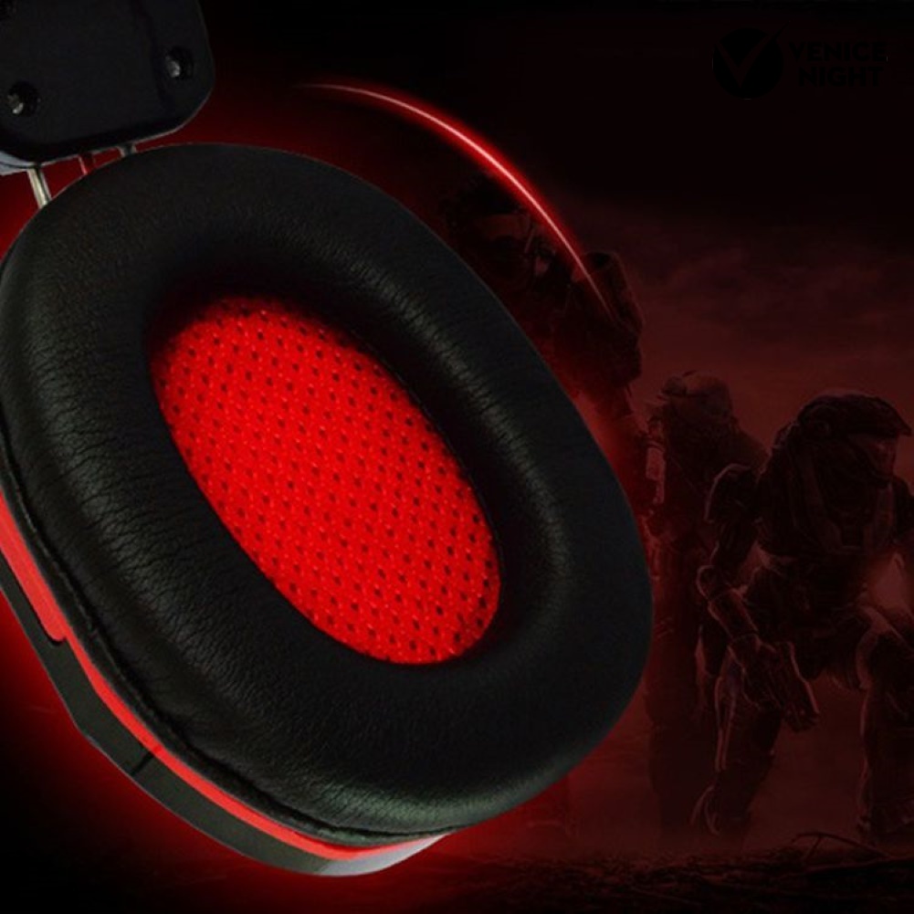 (VNEP) (Berkabel) VP-X9 3.5mm Over-ear Headphone HiFi Bass Surround Stereo Headset dengan Mic