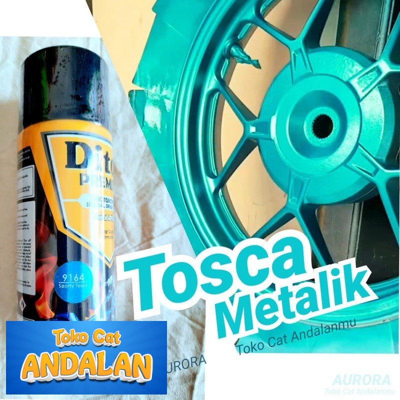 

Toko Cat Andalan - Pilox Diton Premium Sporty Tosca 9164 Toska Green Hijau Metalik Cat Pilok Tahan Bensin 400ml | Toko Cat Andalan Mobil dan Motol