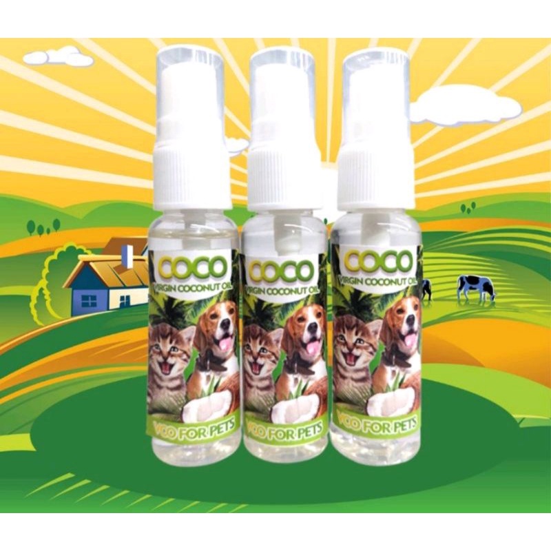 Vco spray kecil 30ml obat jamur scabies kucing anjing